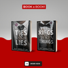 Black Ties and White Lies,  Pretty Rings and Broken Things (Black Tie Billionaires Series) (2 Books Set) by Kat Singleton