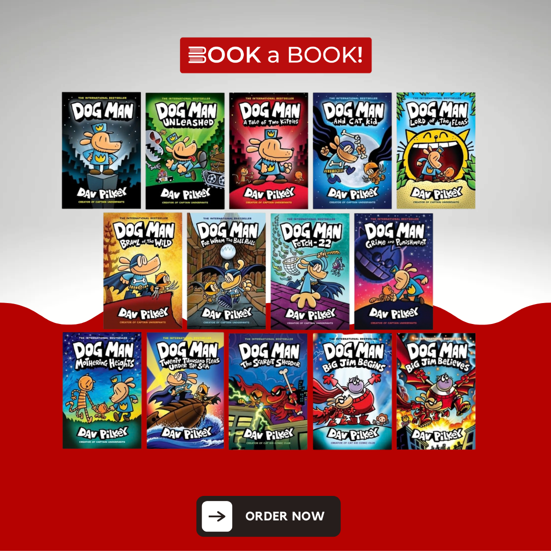 Dog Man Complete Box Set (1 to 14 Books) (Original Hardcover) (Coloured Imported Edition)