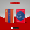 48 Laws of Power, The Laws of Human Nature (2 Books Set) by Robert Greene