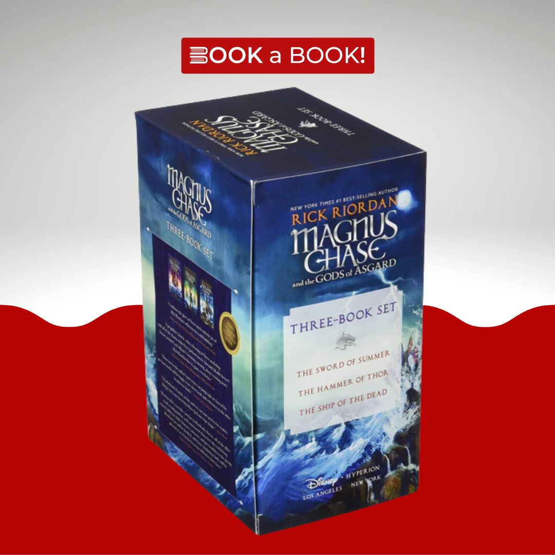 Magnus Chase and the Gods of Asgard by Rick Riordan (3 Books Set) (Boxed Set) (Original Imported)