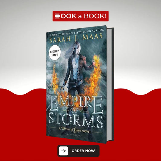 Empire of Storm by Sarah J Mass - Hardcover Original (Signed by Author Limited 1st Edition)