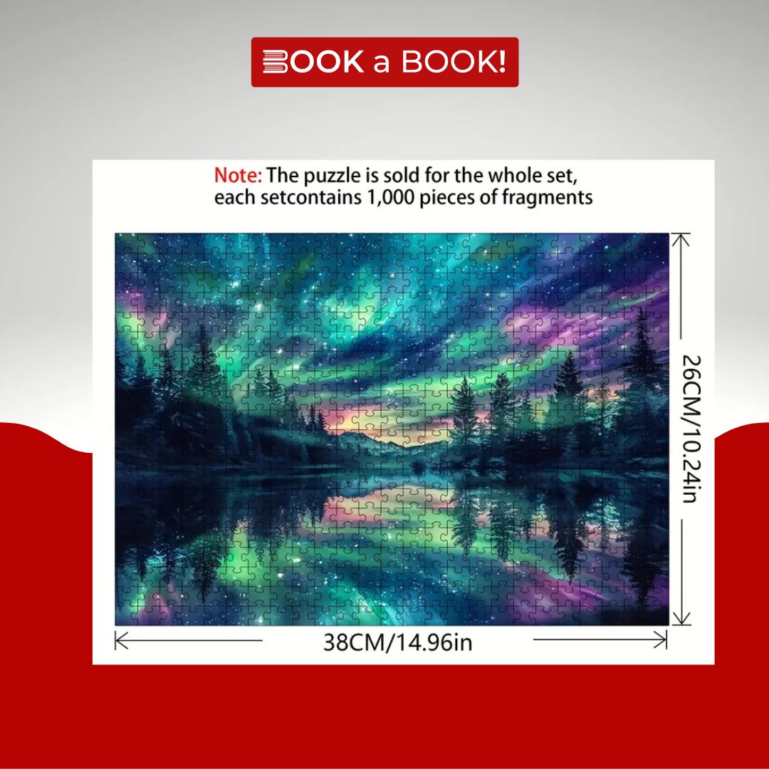 Northern Lights Aurora Borealis Night (1000 Pieces Jigsaw Puzzle) (Imported)