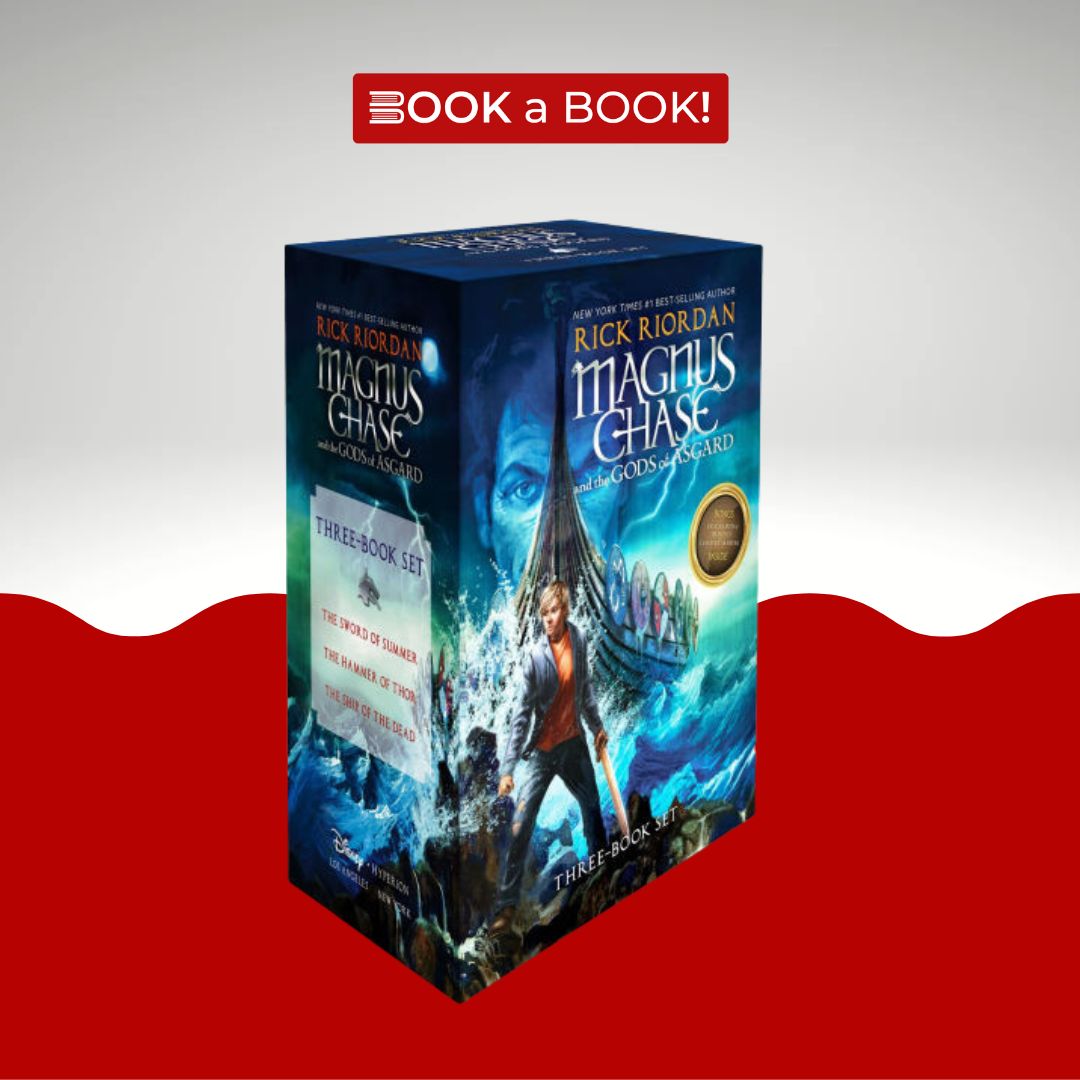 Magnus Chase and the Gods of Asgard by Rick Riordan (3 Books Set) (Boxed Set) (Original Imported)