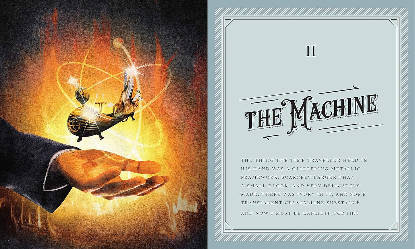 The Time Machine Book by H. G. Wells (Graphical Illustrated Novel )(Original Hardcover) (Imported Edition)