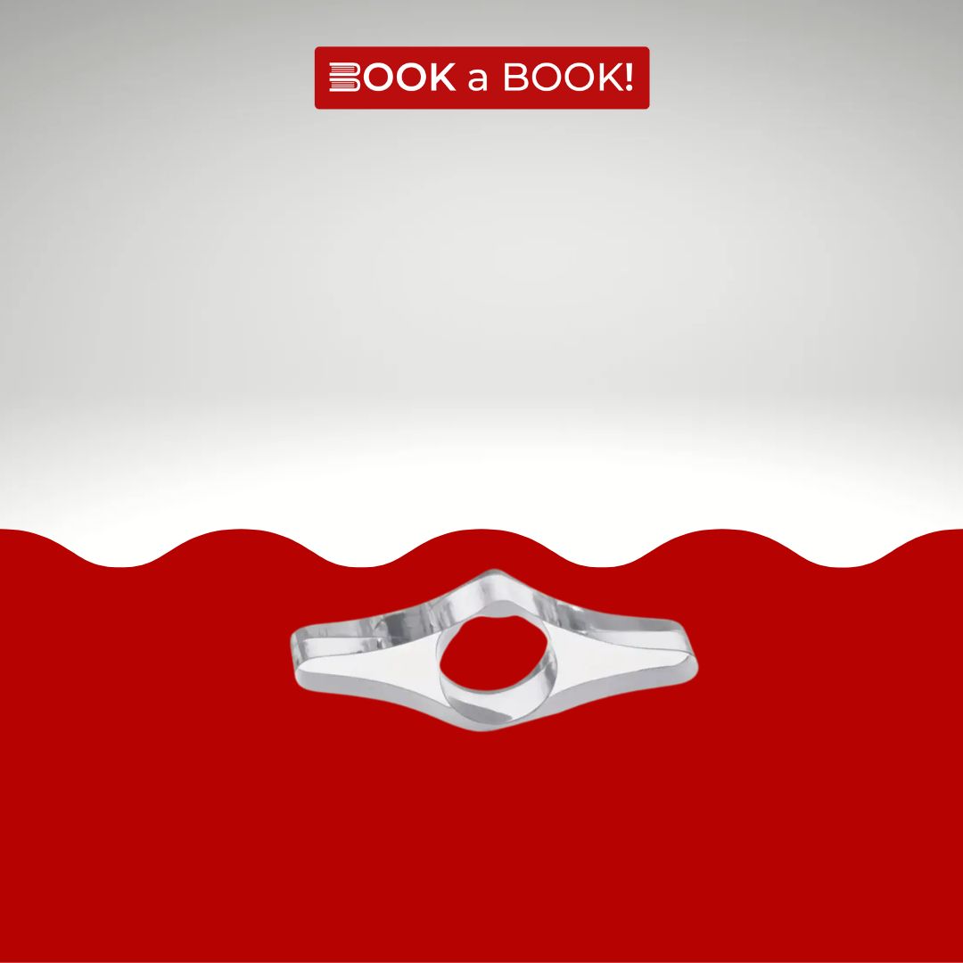 Acrylic Book Holder - Book Pages Holder with One Hand Clip