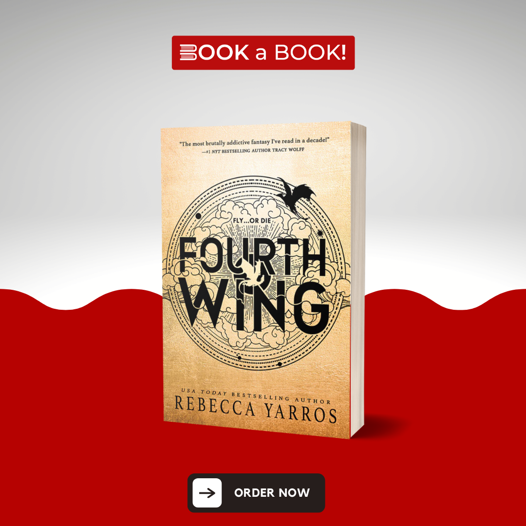 Fourth Wing by Rebecca Yarros (Original Imported Edition)
