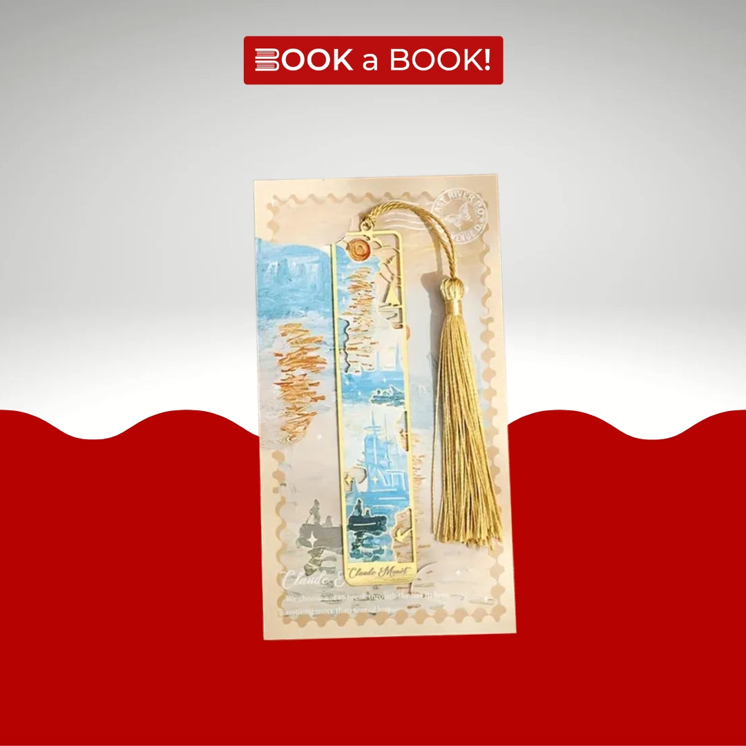 Famous Paintings Metal Bookmark with Ribbon