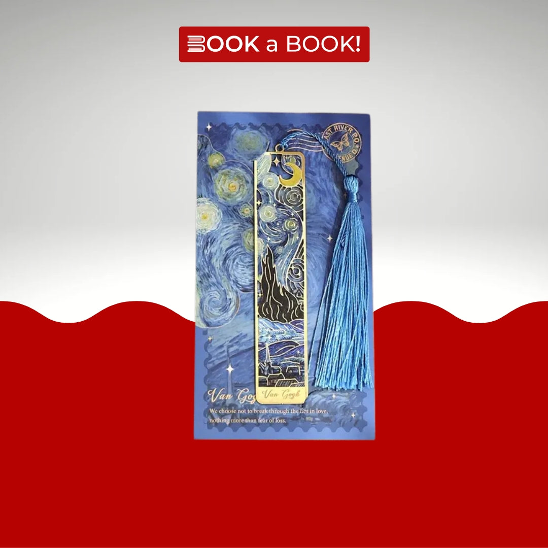 Famous Paintings Metal Bookmark with Ribbon
