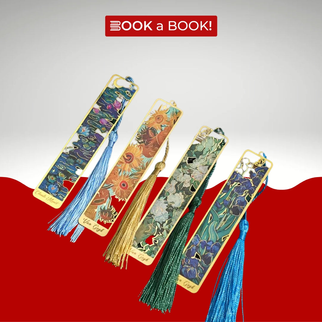 Famous Paintings Metal Bookmark with Ribbon