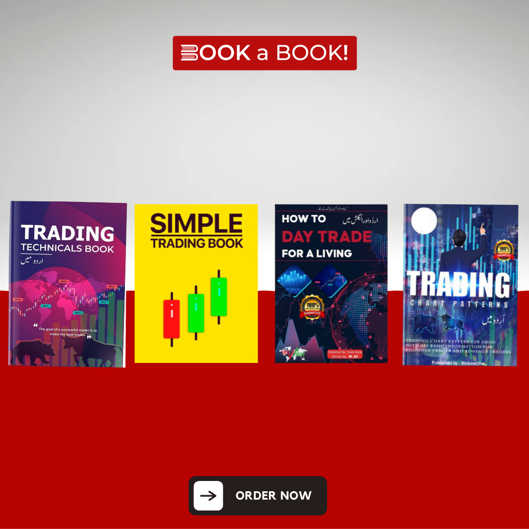How to Day Trade for Living, Trading Chart Patterns, Simple Trading Book and Trading Technicals Book (4 Books Set) (English and Urdu both Language)
