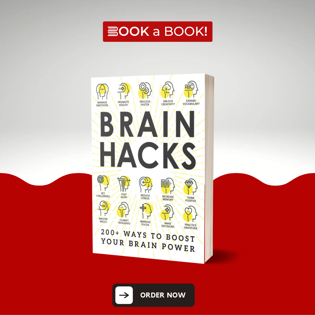 Brain Hacks: 200+ Ways to Boost Your Brain Power (Life Hacks Series) by Adams Media (Original Imported Edition)