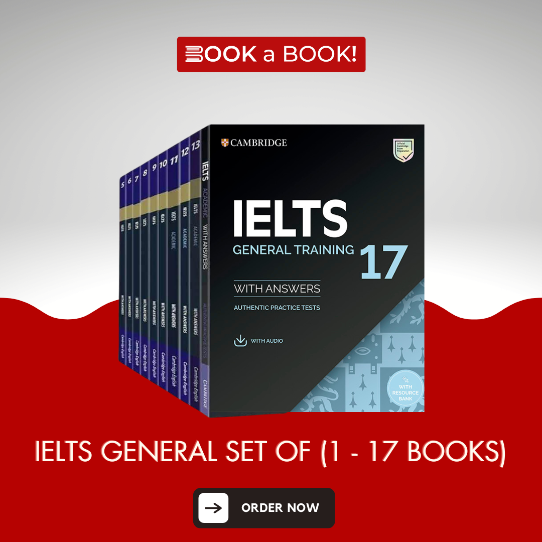 IELTS General Training Set (1 - 17 Books) with Audio Files (CD) – Book A  Book Pakistan