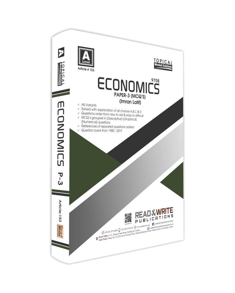Cambridge Economics A-Level Paper-3 Topical Worked Solutions By Imran Latif - Book A Book