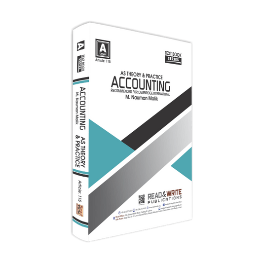 Cambridge AS-Level Accounting Theory & Practice 2016 By M Nauman Malik - Book A Book