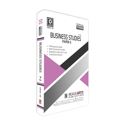 Cambridge Business Studies O-Level Paper-2 Topical Workbook By Editorial Board - Book A Book