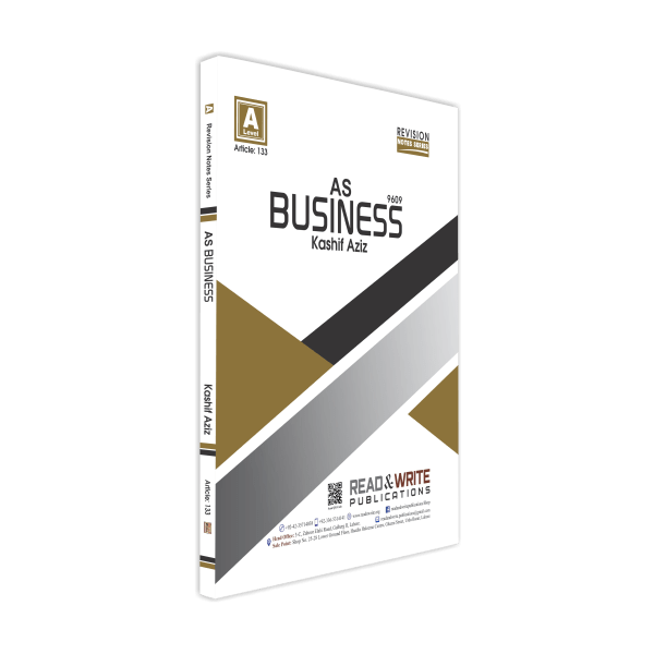 Cambridge AS-Level Business Notes by Kashif Aziz - Book A Book