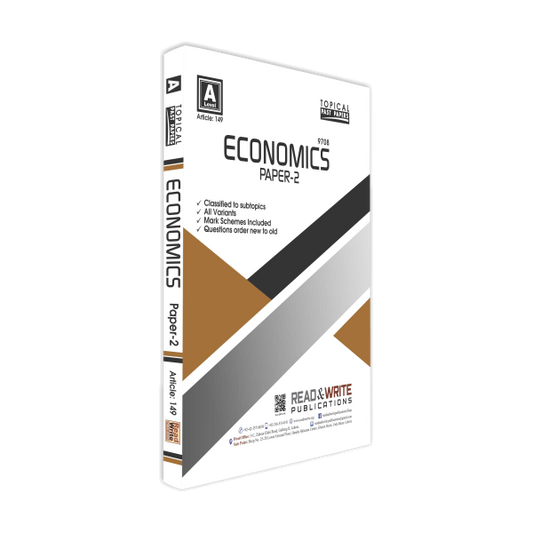 Cambridge Economics AS-Level Paper-2 Topical Past Papers By Imran Latif - Book A Book