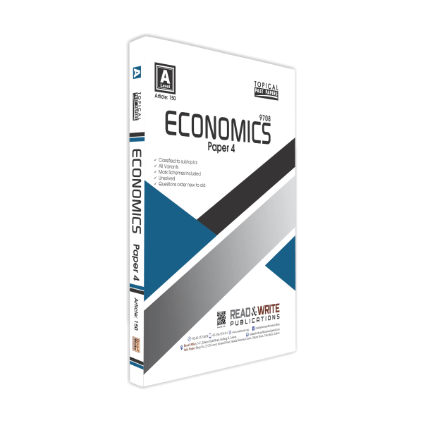 Cambridge Economics A-Level Paper-4 Topical Past Papers By Imran Latif - Book A Book
