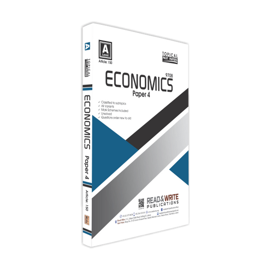 Cambridge Economics A-Level Paper-4 Topical Past Papers By Imran Latif - Book A Book