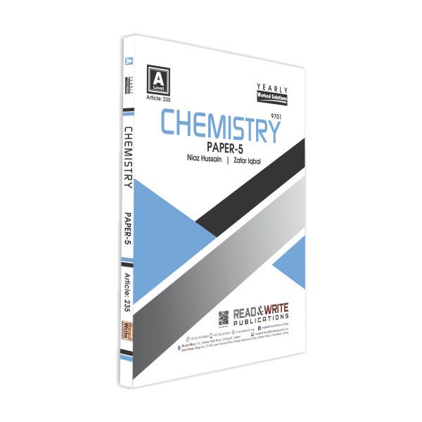Cambridge Chemistry A-Level P-5 Yearly Worked Solutions By Niaz Hussain, Zafar Iqbal - Book A Book