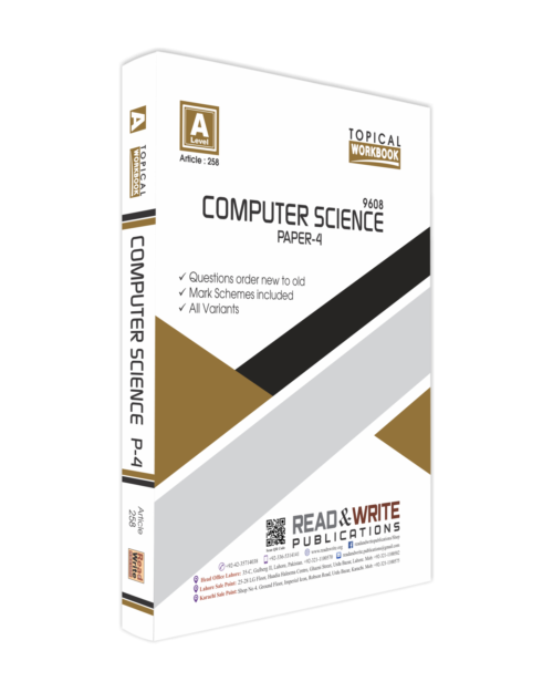 Cambridge Computer Science A Level Paper 4 Topical Workbook (Article No. 258)