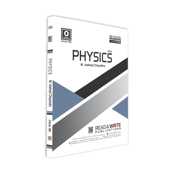 Cambridge Physics O-Level Revision Notes Series By M. Arshad Ch. - Book A Book