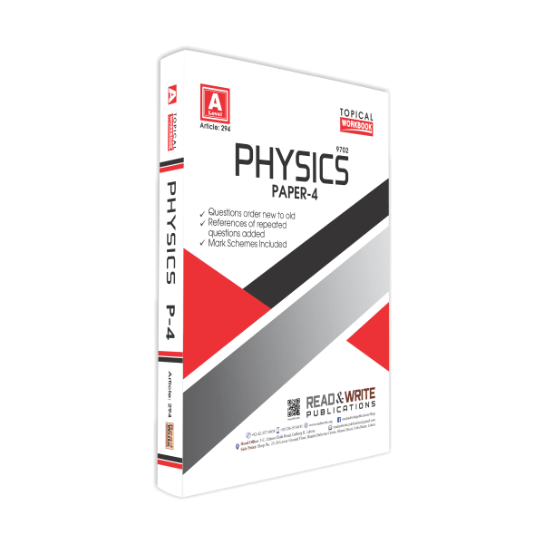 Cambridge Physics A-Level Paper 4 Topical Workbook By Jawad Tariq - Book A Book