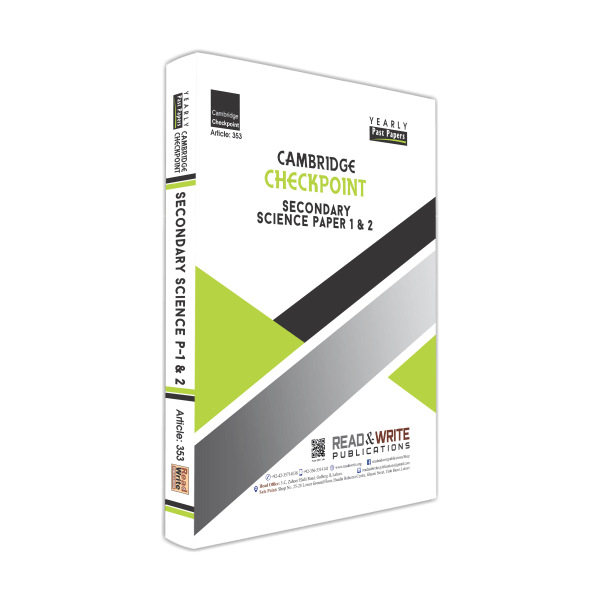 Cambridge Checkpoint Secondary Science Paper-1&2 (Yearly) by Editorial Board - Book A Book