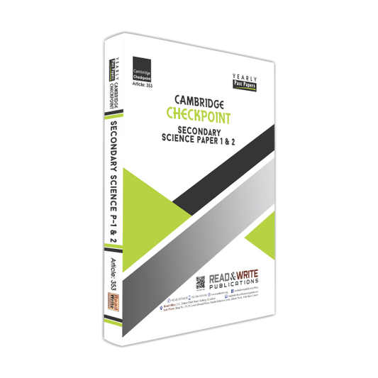 Cambridge Checkpoint Secondary Science Paper-1&2 (Yearly) by Editorial Board - Book A Book