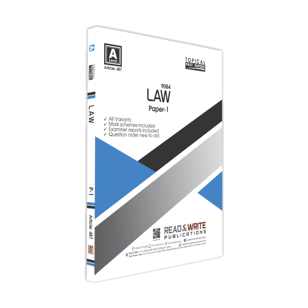 Cambridge Law Paper-1 Topical Past Papers By Editorial Board - Book A Book