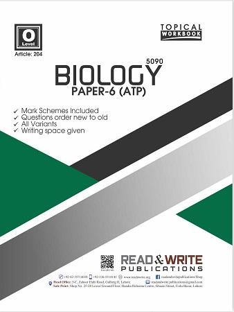 Cambridge Biology O-Level Paper-6 ATP Topical Workbook By Muhammad Shahid - Book A Book