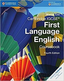 Cambridge IGCSE® First Language English Coursebook by Marian Cox (4th Edition) - Book A Book