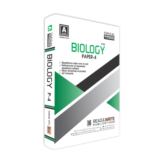 Cambridge Biology A-Level Paper-4 Topical Workbook By Editorial Board - Book A Book