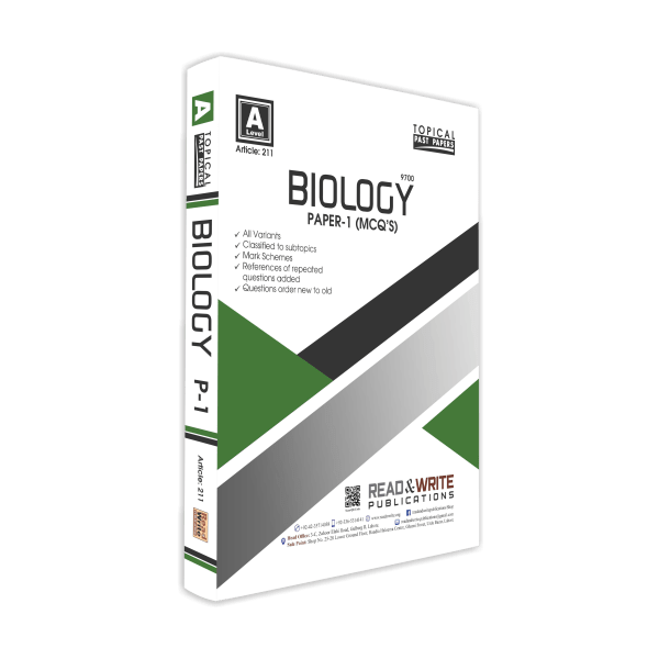 Cambridge Biology As-Level P-1 (MCQ's) Topical Past Papers By Editorial Board - Book A Book