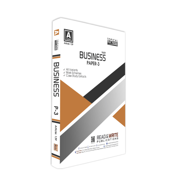 Cambridge Business A-Level P-3 Topical Past Papers By Editorial Board - Book A Book