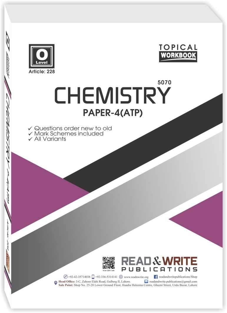 CambridgeChemistry O-Level Paper-4 (ATP) Topical Workbook By Editorial Board - Book A Book