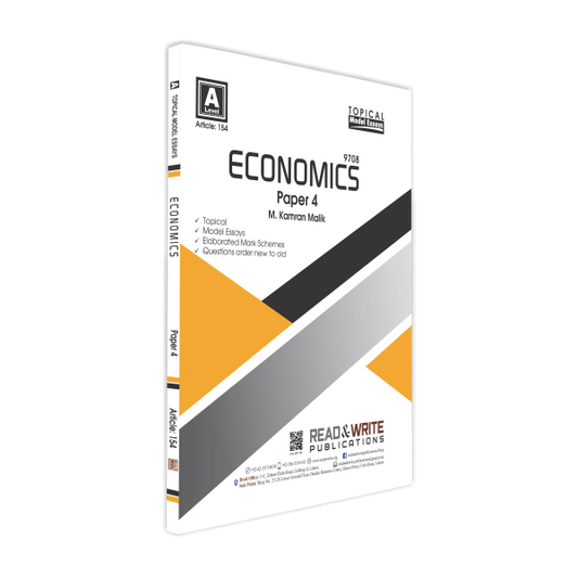 Cambridge Economics A- Level Paper-4 Topical Model Essays By Muhammad Kamran Malik - Book A Book