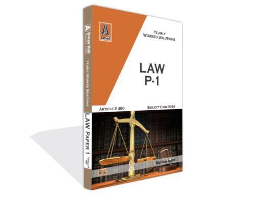 Cambridge Law AS-Level P-1 Yearly Worked Solutions By Mariam Saeed - Book A Book