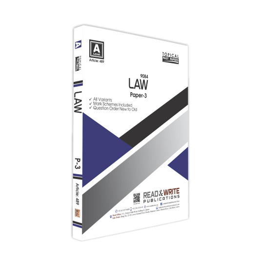 Cambridge Law Paper-3 Topical Past Papers By Editorial Board - Book A Book