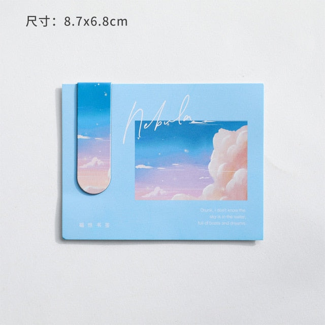 Magnetic Bookmark with Sun, Moon and Star Designs