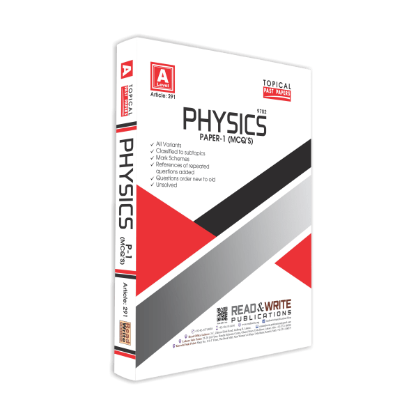 Cambridge Physics A-Level P-1 MCQ’s Topical Past Papers By Editorial Board - Book A Book