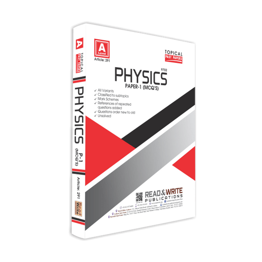 Cambridge Physics A-Level P-1 MCQ’s Topical Past Papers By Editorial Board - Book A Book