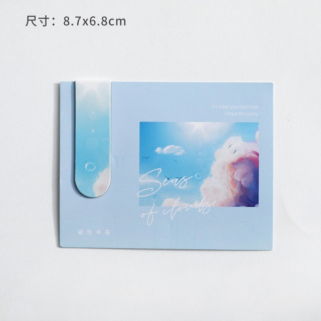 Magnetic Bookmark with Sun, Moon and Star Designs