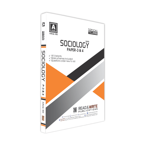 Cambridge Sociology 3 & 4 Topical Past Papers By Editorial Board - Book A Book