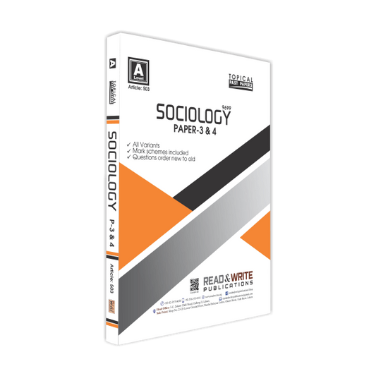 Cambridge Sociology 3 & 4 Topical Past Papers By Editorial Board - Book A Book
