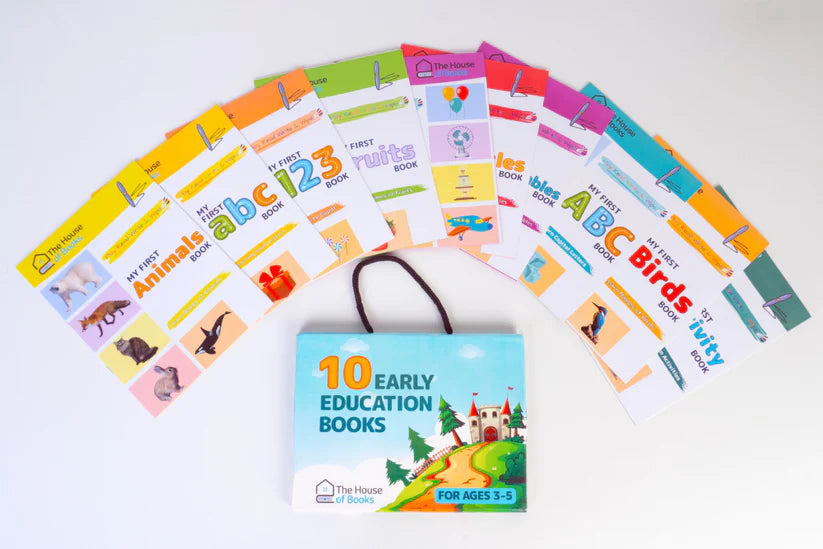 10 Early Education Books (Play, Read, Write) (Write and Wipe Books)