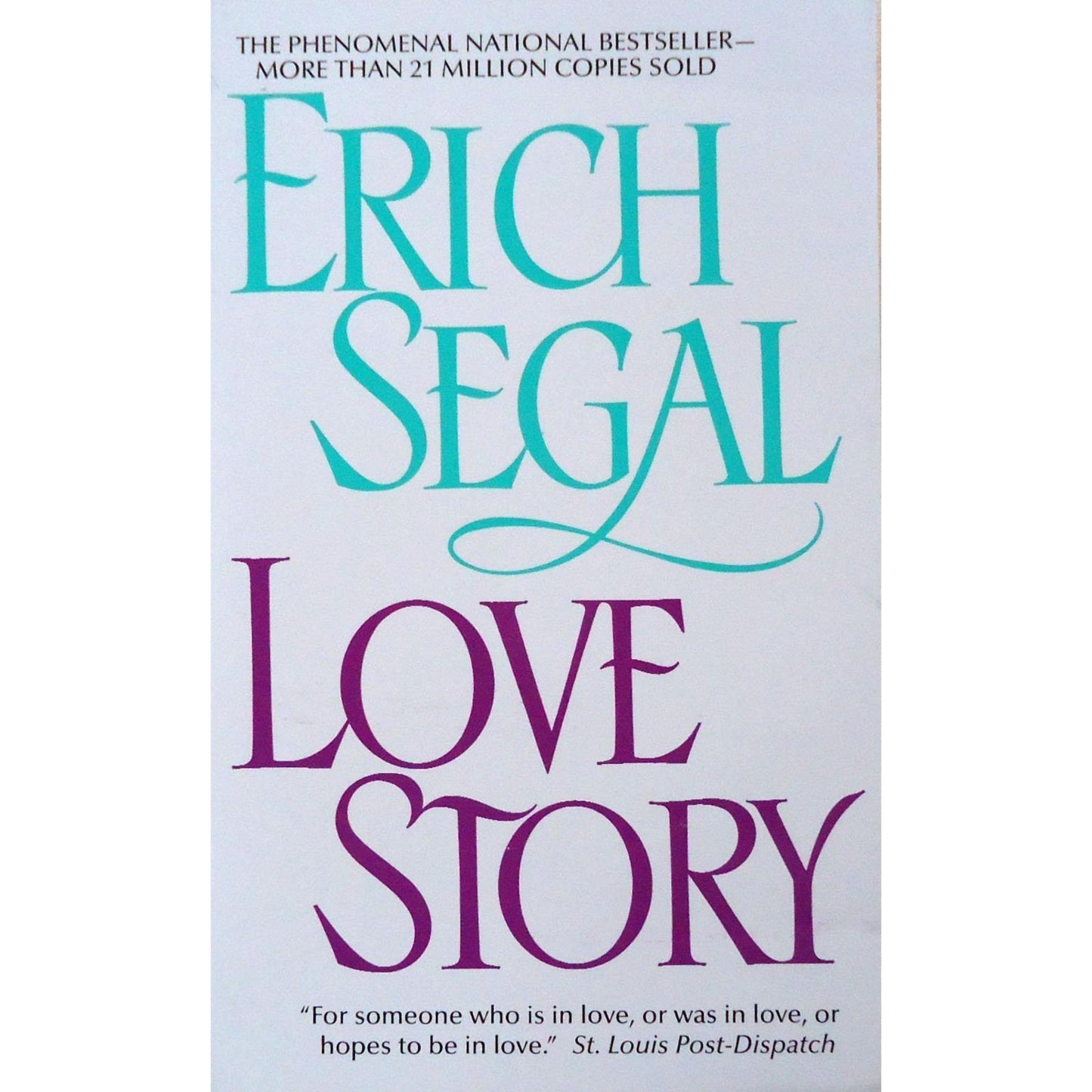 Love Story by Prich Segal - Book A Book