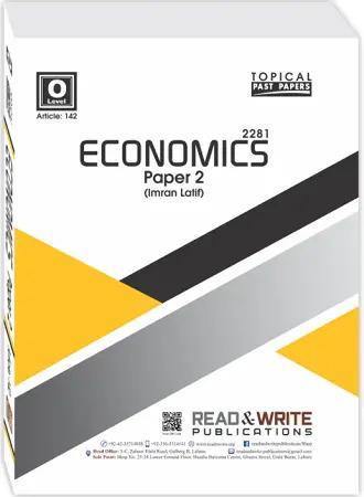 Cambridge Economics O-Level Paper-2, Topical Past Papers by Imran Latif - Book A Book