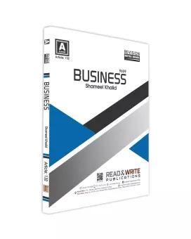 Cambridge Business A-Level Revision Notes Series By Shameel Khalid - Book A Book