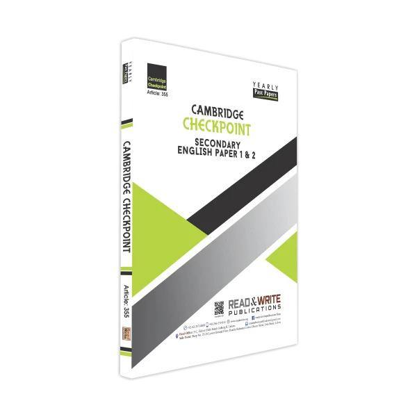 Cambridge Checkpoint Secondary English Paper-1&2 (Yearly) by Editorial Board - Book A Book